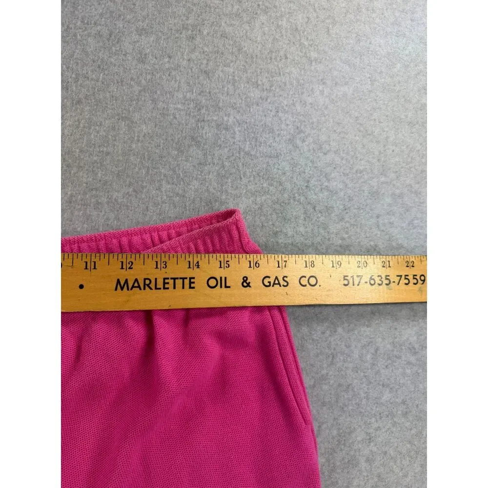 Vintage Adolfo Sport Women’s Medium Pink 2 Piece Zip Jacket Pants Set